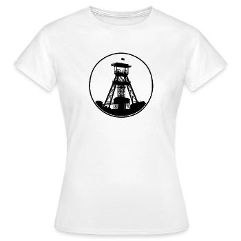 Région de la Ruhr : Nous venons du Pott ! - T-shirt Femme - blanc - Devant - AI Model Female 172 dark (172cm)