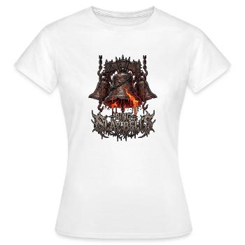 Metal Christmas - Women's T-Shirt - white - Front - AI Model Female 172 dark (172cm)