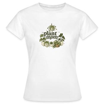 Plant Mom Vintage Plant Love - T-shirt Femme - blanc - Devant - AI Model Female 172 dark (172cm)