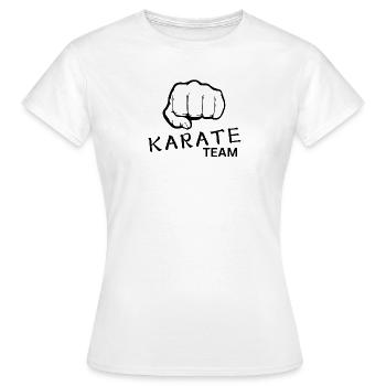 Équipe de karaté - T-shirt Femme - blanc - Devant - AI Model Female 172 dark (172cm)