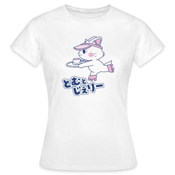 Tom & Jerry Gokko Tom En Patins À Roulettes - T-shirt Femme - blanc - Devant - AI Model Female 172 dark (172cm)