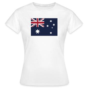 Show off your colors - Australia - Women's T-Shirt - white - Front - AI Model Female 172 dark (172cm)