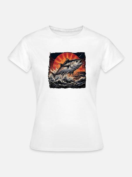 Blauflossen Thunfisch - Frauen T-Shirt - Weiß