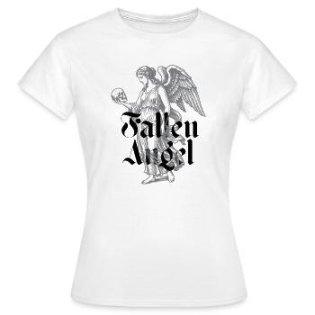 Fallen Angel - Women's T-Shirt - white - Front - AI Model Female 172 dark (172cm)