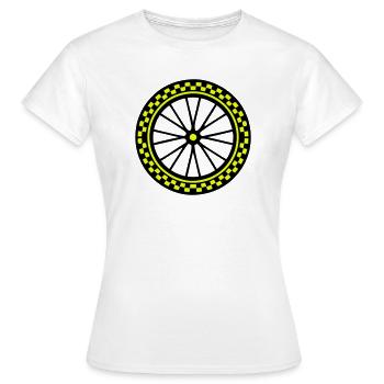 Bicycle Balance Bike Graphic - Women's T-Shirt - white - Front - AI Model Female 172 dark (172cm)