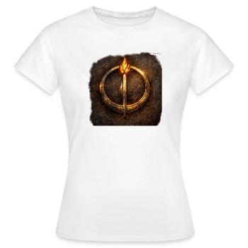 Travelers_sigil - T-shirt Femme - blanc - Devant - AI Model Female 172 dark (172cm)