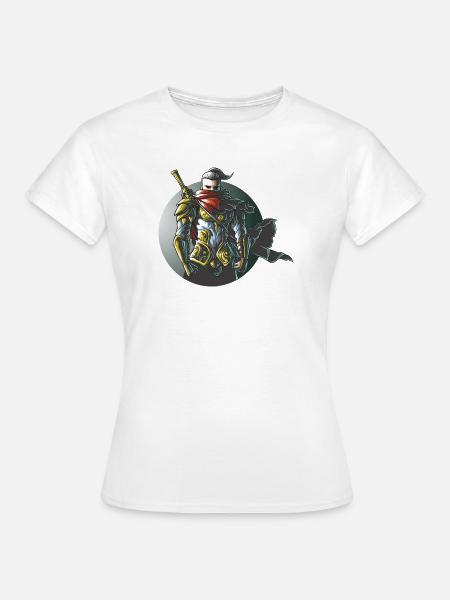 Krieger Ninja Samurai Gaming Design - Frauen T-Shirt - Weiß