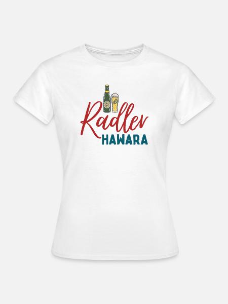 Radler Hawara Logo - Frauen T-Shirt - Weiß