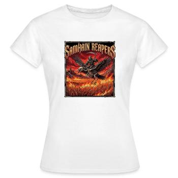 Heavy Metal Halloween - Women's T-Shirt - white - Front - AI Model Female 172 dark (172cm)