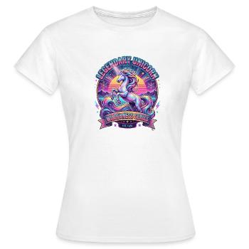Mythical Unicorn - Women's T-Shirt - white - Front - AI Model Female 172 dark (172cm)