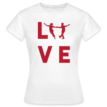 Swing Swing Music - Women's T-Shirt - white - Front - AI Model Female 172 dark (172cm)