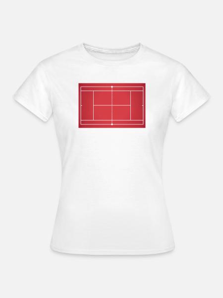 Zeig deine Farben – Tennis - Frauen T-Shirt - Weiß