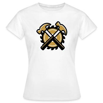 Artisan Hammer Coat of Arms - Women's T-Shirt - white - Front - AI Model Female 172 dark (172cm)