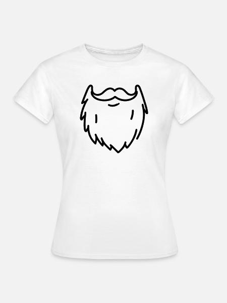 Beard - Frauen T-Shirt - Weiß