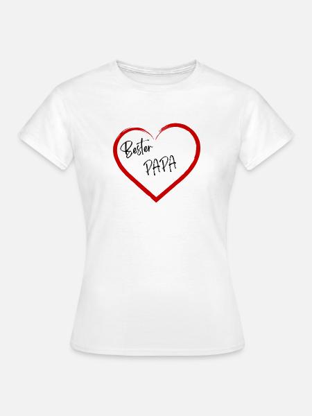 Bester Papa - Frauen T-Shirt - Weiß