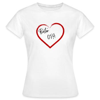 Meilleur grand-père - T-shirt Femme - blanc - Devant - AI Model Female 172 dark (172cm)