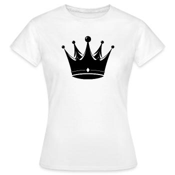 Couronne - T-shirt Femme - blanc - Devant - AI Model Female 172 dark (172cm)
