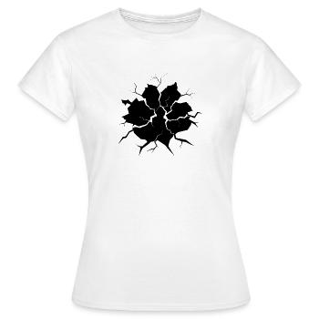 Cracked Wall - Women's T-Shirt - white - Front - AI Model Female 172 dark (172cm)