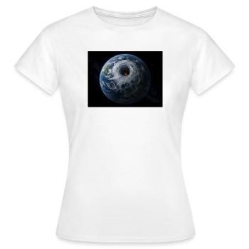 Portail du Vortex Terrestre - T-shirt Femme - blanc - Devant - AI Model Female 172 dark (172cm)