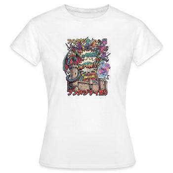 Gamer Festival Retro - Frauen T-Shirt - Weiß - Vorne - AI Model Female 172 dark (172cm)
