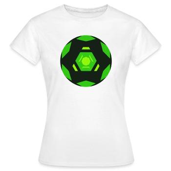 Icône de la balle de golf de science-fiction - T-shirt Femme - blanc - Devant - AI Model Female 172 dark (172cm)
