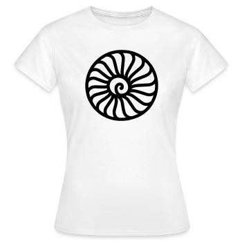 fossile - T-shirt Femme - blanc - Devant - AI Model Female 172 dark (172cm)