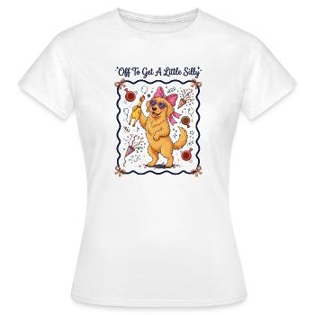 Je pars faire un peu la folie - T-shirt Femme - blanc - Devant - AI Model Female 172 dark (172cm)
