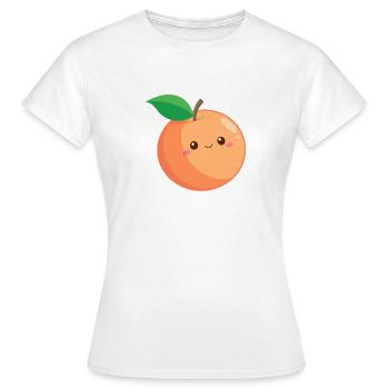 Pêche de Kawaii - T-shirt Femme - blanc - Devant - AI Model Female 172 dark (172cm)