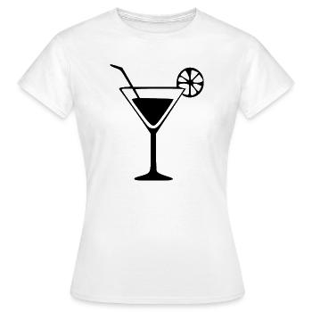 Cadeau du barman au bar à cocktails - T-shirt Femme - blanc - Devant - AI Model Female 172 dark (172cm)