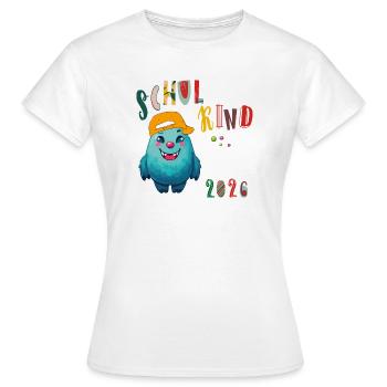 Effectifs scolaires 2026 - T-shirt Femme - blanc - Devant - AI Model Female 172 dark (172cm)