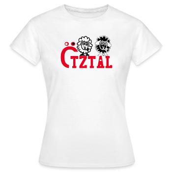 Ötztal Oetztal au Tyrol - T-shirt Femme - blanc - Devant - AI Model Female 172 dark (172cm)