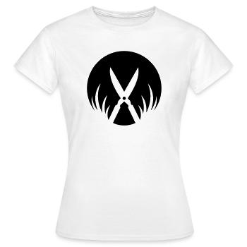 Gardener Hedge Trimmer Gardening - Women's T-Shirt - white - Front - AI Model Female 172 dark (172cm)