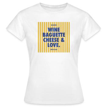 Brasserie - Frauen T-Shirt - Weiß - Vorne - AI Model Female 172 dark (172cm)