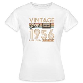Anniversaire 70 Ans - T-shirt Femme - blanc - Devant - AI Model Female 172 dark (172cm)
