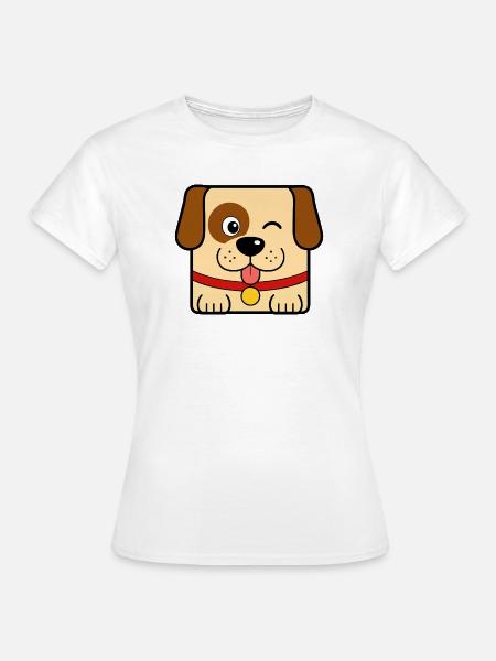 Hund - Frauen T-Shirt - Weiß