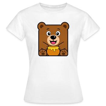 Ours - T-shirt Femme - blanc - Devant - AI Model Female 172 dark (172cm)