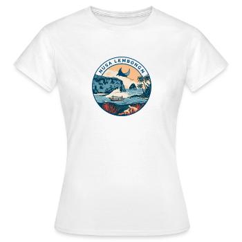 Flying Manta on Nusa Lembongan - Frauen T-Shirt - Weiß - Vorne - AI Model Female 172 dark (172cm)