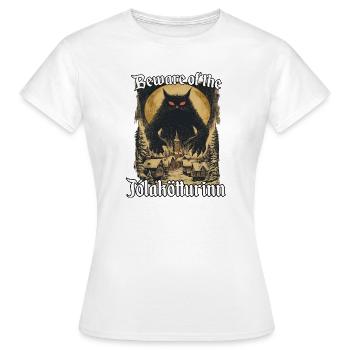 Isländische Legenden Jólakötturinn Katzen  - Frauen T-Shirt - Weiß - Vorne - AI Model Female 172 dark (172cm)