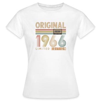 60e anniversaire, 60 ans - T-shirt Femme - blanc - Devant - AI Model Female 172 dark (172cm)