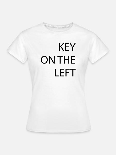 Taste links - Frauen T-Shirt - Weiß