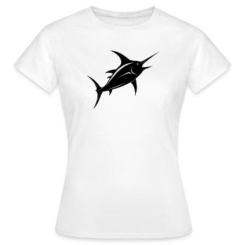 Espadon - T-shirt Femme - blanc - Devant - AI Model Female 172 dark (172cm)