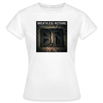 Breathless Nothing de Mark Noone - T-shirt Femme - blanc - Devant - AI Model Female 172 dark (172cm)