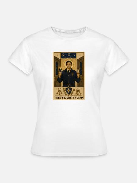 Wachmann | Sicherheit Tarot - Frauen T-Shirt - Weiß