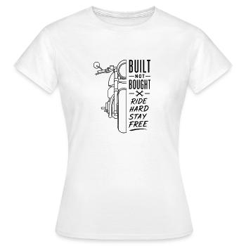 Vélo Hard Stay Free - T-shirt Femme - blanc - Devant - AI Model Female 172 dark (172cm)