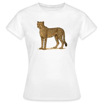 Guépard - T-shirt Femme - blanc - Devant - AI Model Female 172 dark (172cm)