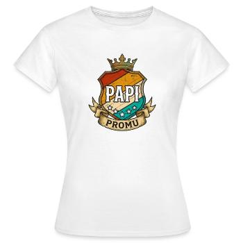 Großvater beförderte Retro-Wappen Zukünftiger Großvater - Frauen T-Shirt - Weiß - Vorne - AI Model Female 172 dark (172cm)