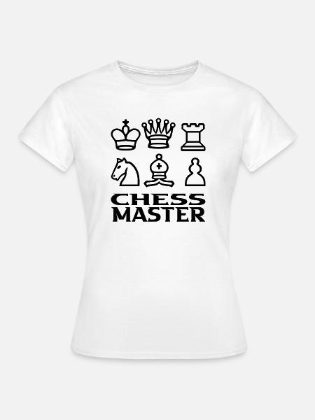 Schachmeister - Frauen T-Shirt - Weiß