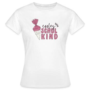 Schulkind 2026 Einschulung Geschenk Erstklässler - Frauen T-Shirt - Weiß - Vorne - AI Model Female 172 dark (172cm)