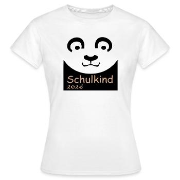 Schulkind 2026 - Frauen T-Shirt - Weiß - Vorne - AI Model Female 172 dark (172cm)
