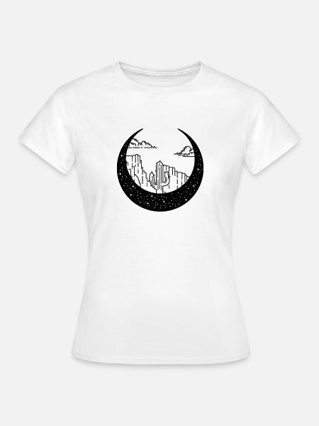 Canyon in der Mondsichel - Frauen T-Shirt - Weiß